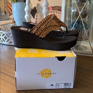 Yellow Box 🌼 Wedge Sandals